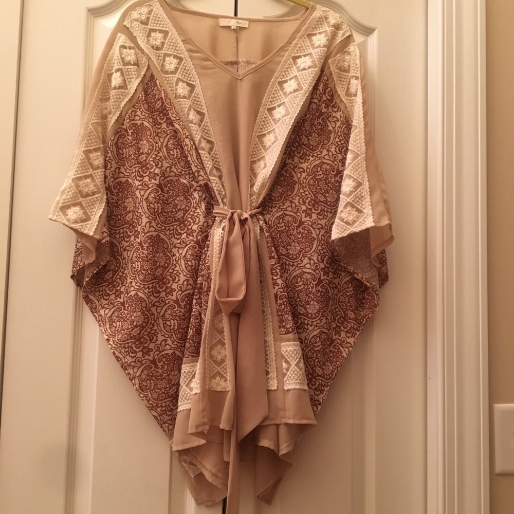 Bohemian tunic top